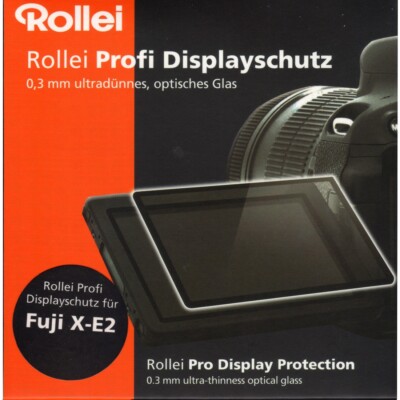 Rollei Schutzfolie Fuji X-E2 Displayschutz Displayfolie  Folie Glas 