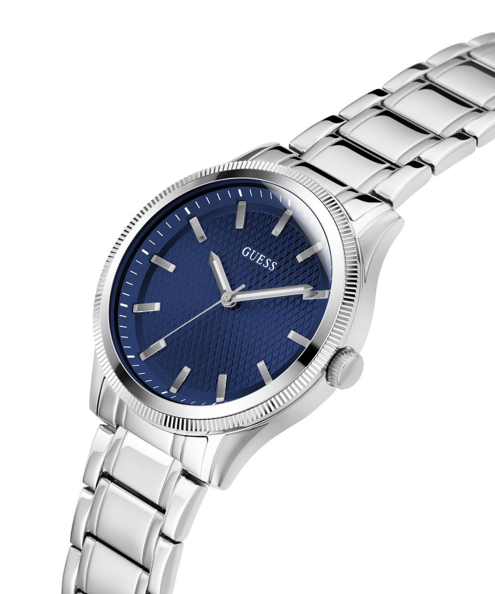 Guess Men's Wristwatch Dex GW0626G1 Stainless Steel Silver
