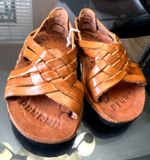 BABY TODDLER PANAMA SANDALS. AUTHENTIC KIDS LEATHER SANDALS NEW. SM mbc