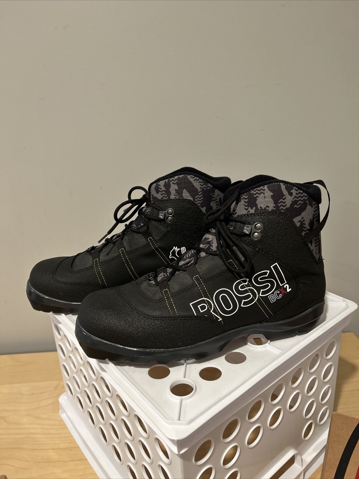 SALOMON Stivali da sci Rossignol da uomo BC X 2 Nordic XC nuovi taglia 47 #3386