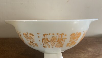 RARE Pyrex Pumpkin Butterprint 4 Qt Cinderella Bowl #444 | eBay
