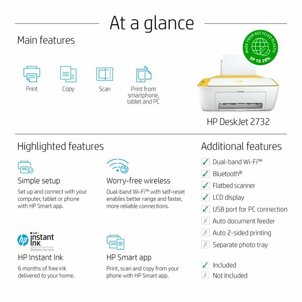 HP DeskJet 2732 All-in-One Inkjet 