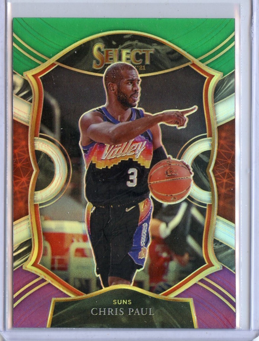 2020-21 Select Prizms Green White Purple #10 Chris Paul