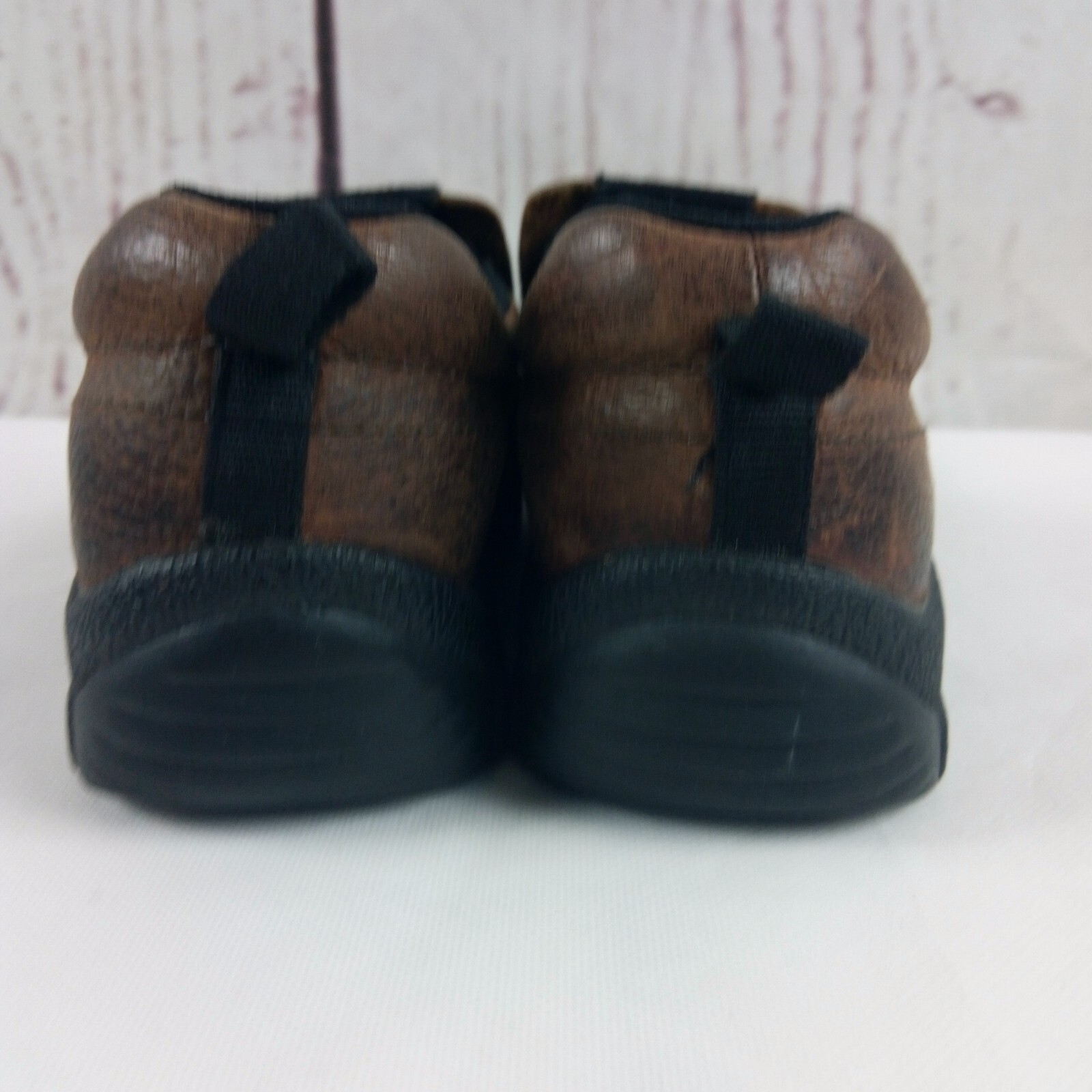 Roper Men's Performance Brown Leather Slip-On Sho… - image 7