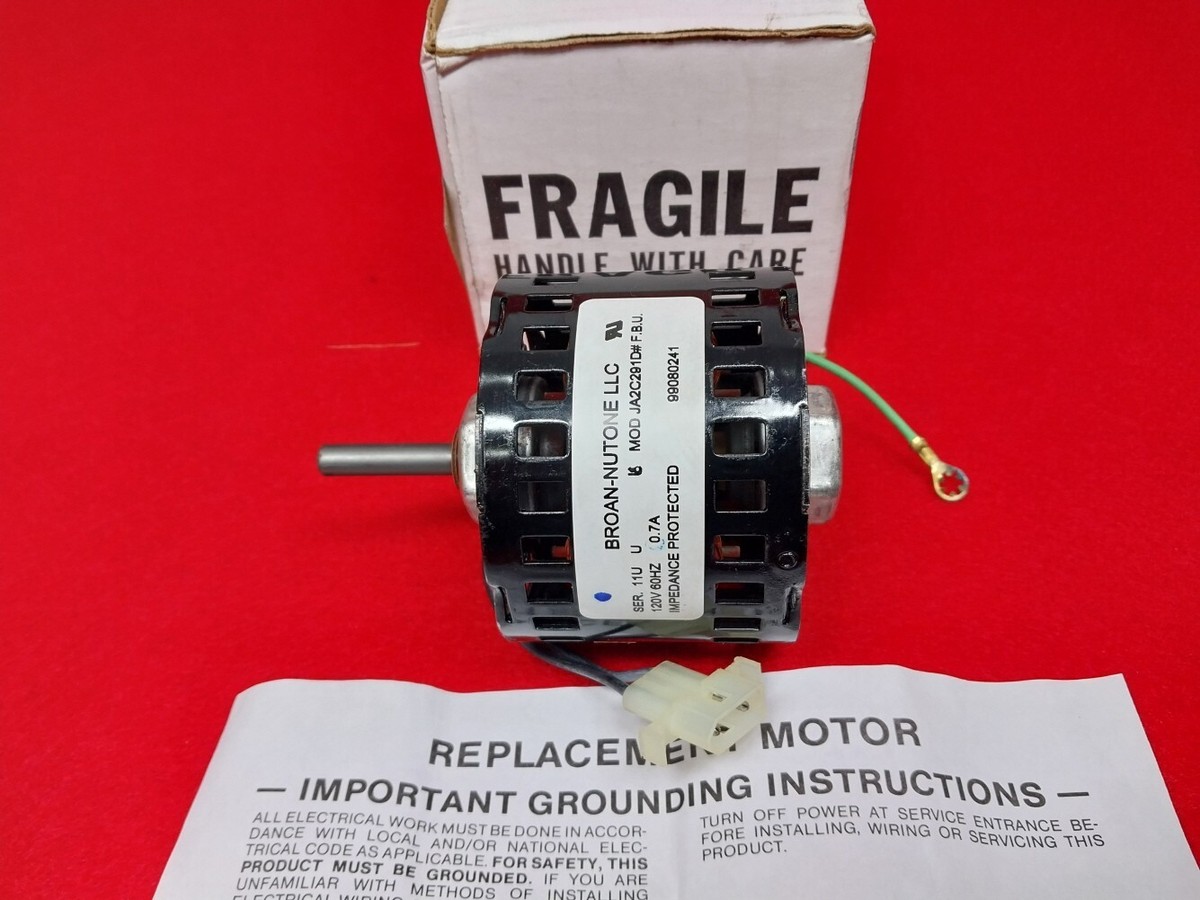 BROAN. 97008583 Ventiation Fan Motor 120V 60Hz 0.7A 1200RPM | eBay