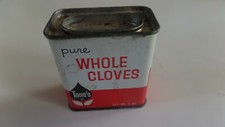 Vintage Tone's spice can / Tin Whole Cloves