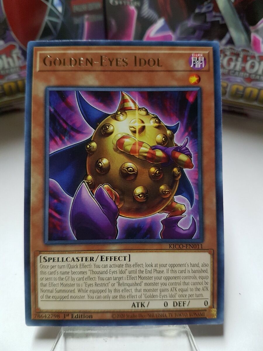 3x Golden-Eyes Idol 1st Edition Rare KICO-EN011 Yu-Gi-Oh!