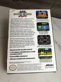 Double Dragon 2: The Revenge Nintendo NES completo CIB testato autentico!