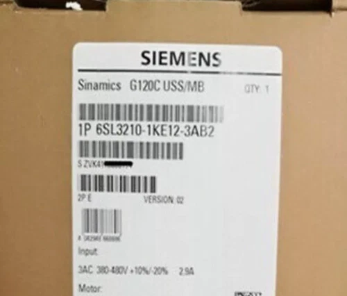 6SL3210-1KE12-3AB2 NEW SIEMENS SINAMICS G120C Rated Power 6SL3210-1KE12-3AB2
