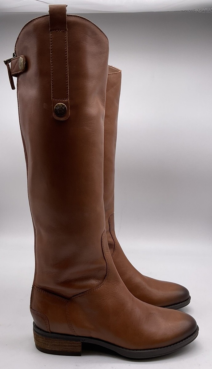 NEW Sam Edelman Mikala 6 Black Leather Riding Knee High  Sam Edelman Riding Boots! main image 2
