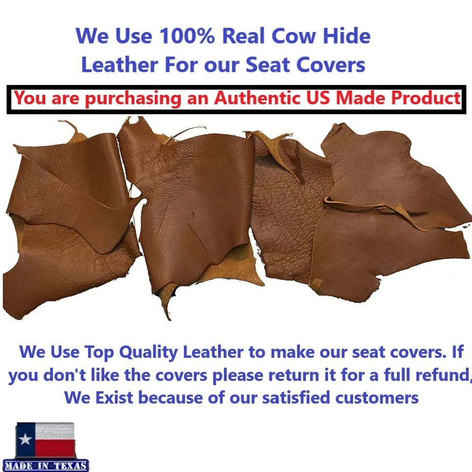 Leather Bottom Seat Cover For Ford F150 King Ranch 2009 2010 2011 2012 2013 2014 - Image 2 of 4