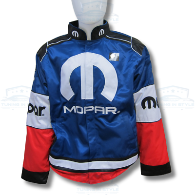 Mopar 426 Hemi SRT Logo Automotive Racing Windbreaker Jacket