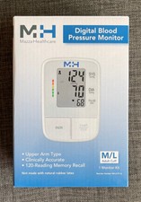 Mazza Health Adult Upper Arm Blood Pressure Monitor