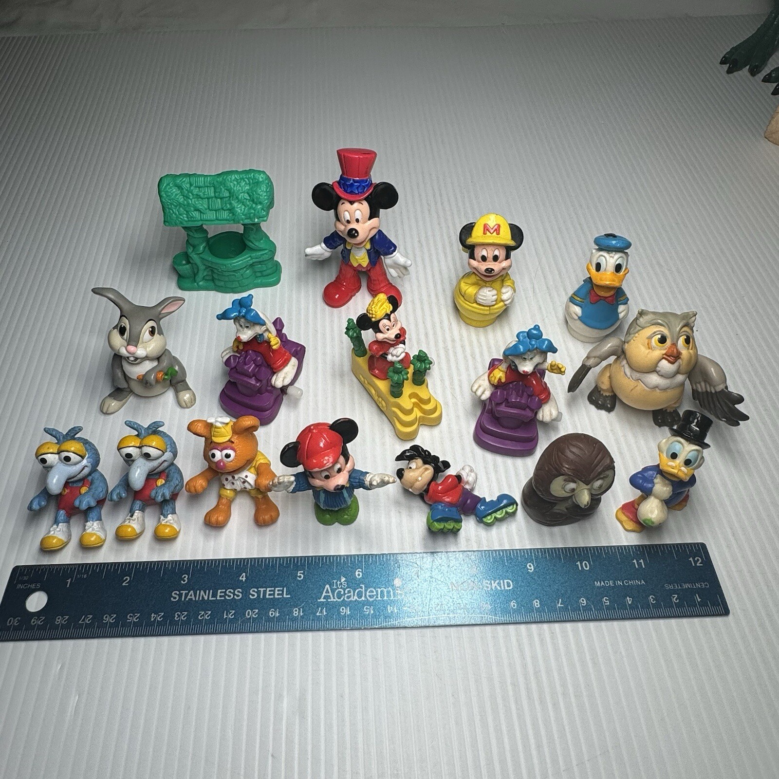 Vintage Lot Of 16 Small Disney Toys