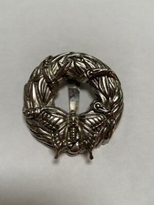 John Hardy Signed Butterfly Clip Pin Brooch Hair Lapel Tie Scarf Holder