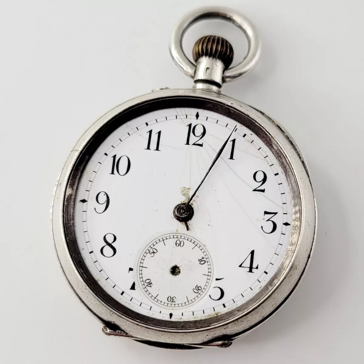 Silver pocket watch best sale value