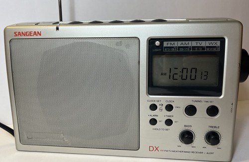 Sangean CC Radio Plus DX AM/FM/TV/Weather Band Receiver & Alert Tested ...