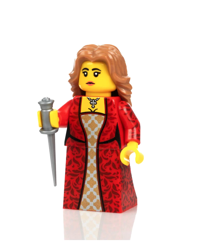 Минифигурка Джульетты Капулетти из кирпичного города Минифигурка Совершенно новая