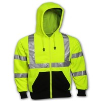 Tingley Rubber S78122 Class 3 Hooded Sweatshirt With Zipper, Medium, Lime Green, on sale Tingley Rubber S78122 Class 3 Hooded Sweatshirt With Zipper, Medium, Lime Green, on sale