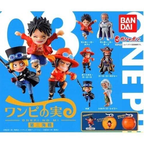 ONE PIECE Devil Fruit Fourth Naval Battle Capsule Toy 6 Types Comp Set  Gacha New