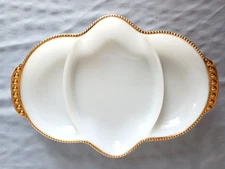 Swirl Golden Anniversary Relish Tray by Anchor Hocking (Fire King)