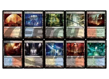 Set of 10 Bounce Land - Ravnica Block - 1x of each - Sets - Magic MTG FTG