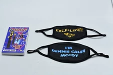 BILL & TED'S EXCELLENT ADVENTURE VINTAGE GRAPHICS & 2 face Coverings -3 ITEM LOT