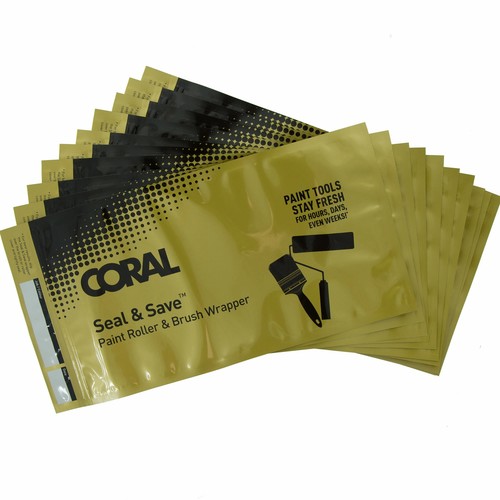 10 x Performance Seal & Save Wrapper for 9" Paint Roller Sleeves & Brushes Trade - Picture 3 of 3