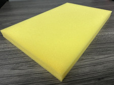 REBOXX Brass Model Train Foam - Bulk Sheet Pad 12" X 8" X 1/2" UV Stable Yellow