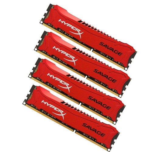 Kingston HyperX SAVAGE 32GB Kit 4x 8GB DDR3 2133MHz HX321C11SRK4/32 PC Memory BT - Picture 3 of 6