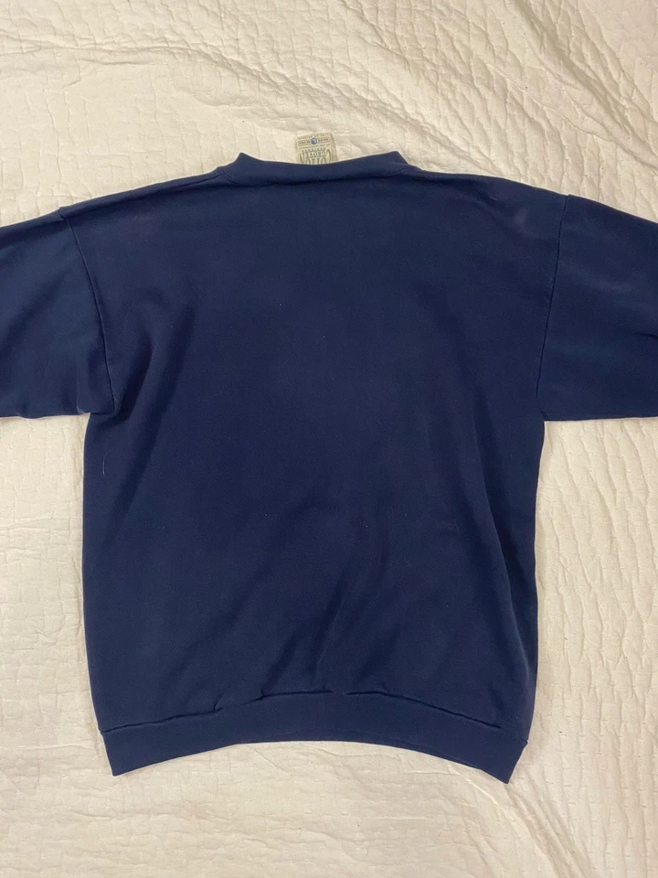 VTG 80s Women’s Cotton Grove Crewneck Rabbit Bunny Nature Sweatshirt Size L - Image 4 of 4