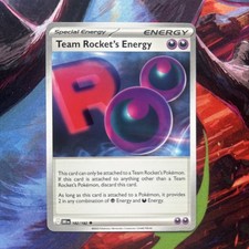 Team Rocket's Energy 182/182 Sv10: Destined Rivals Regular Common NM