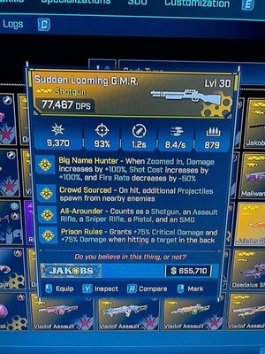 Borderlands 4 MODDED LEVEL 30 BL4 GEAR, WEAPONS, ITEMS, GUNS INSANE  PC-PS-XBOX 