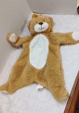 Kellytoy Lion Lovey Baby Plush Rattle Security Blanket Toy Crinkle Toy 15"