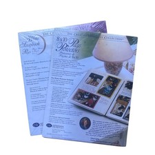 Creative Memories 8x10 Scrapbook 15 White PAGES Refill 15 Page PROTECTORS New