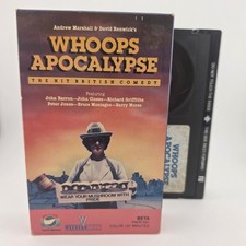 Whoops Apocalypse - Betamax Tape - British Comedy - Not VHS Buy 2 Get 1 Free