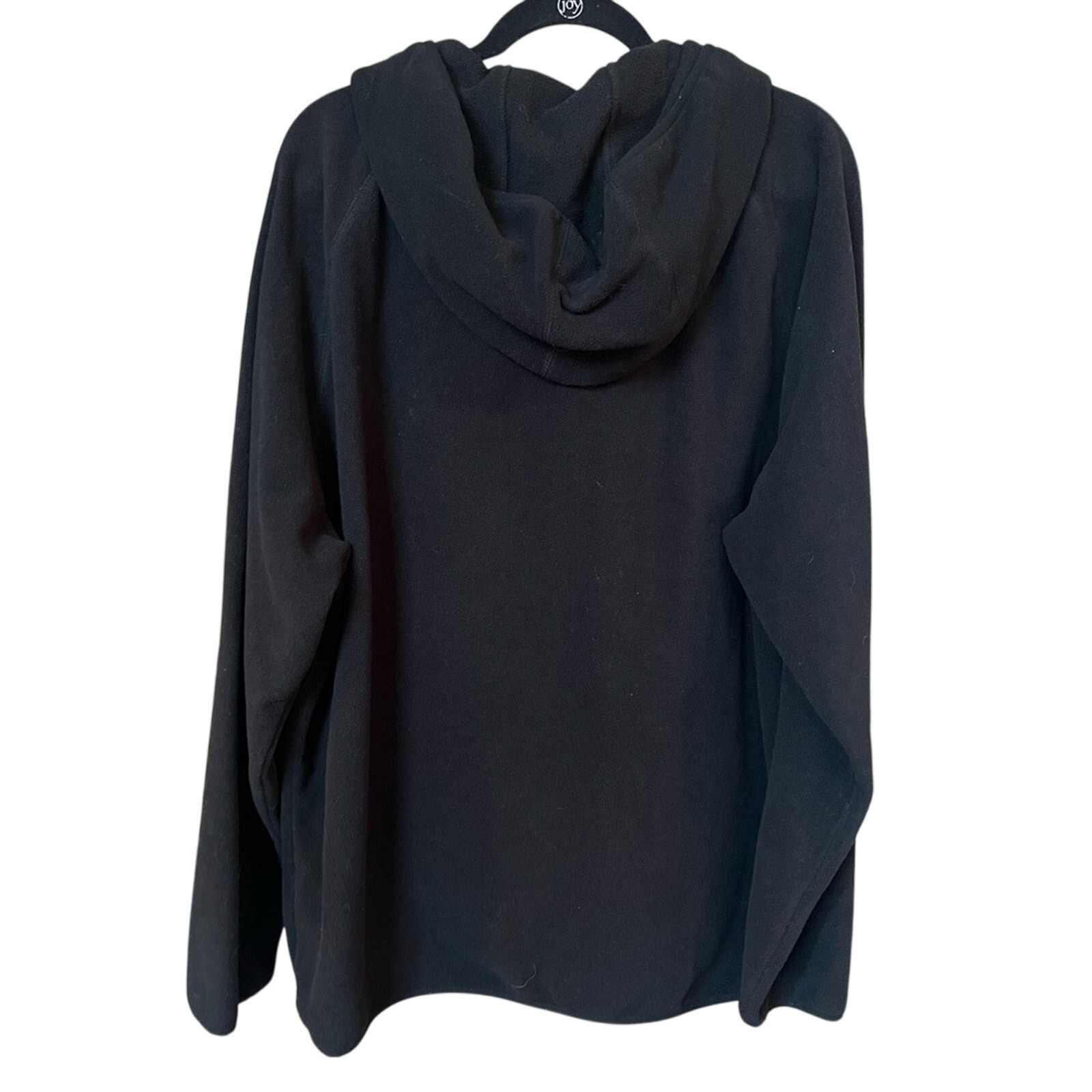 Pendleton Black Hooded Henley Pullover Sweatshirt… - image 2