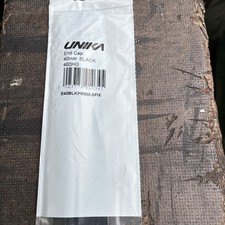 Unikalna zaślepka blatu roboczego 40mm - czarna - 460HG