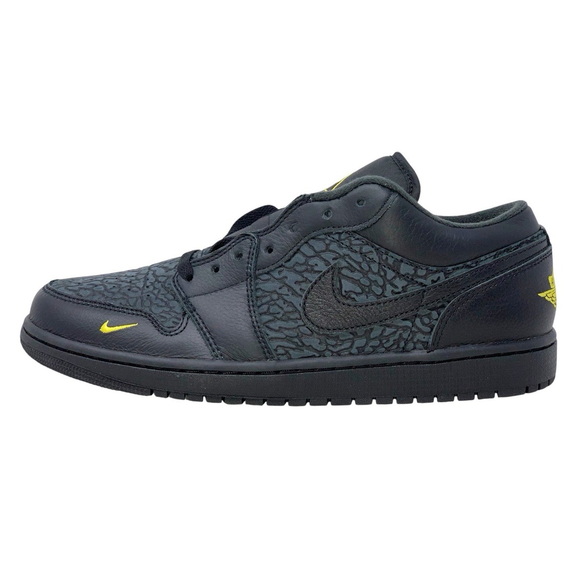Air Jordan 1 Low 'Batman' Black Cement Sneakers, Size 11 BNIB