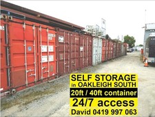 Self Storage in 20ft / 40ft Container 24/7 access - Oakleigh South