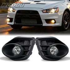 For 2016 2017 Mitsubishi Lancer Halogen Fog Lights Front Bumper Lampsclear Lens For 2016 2017 Mitsubishi Lancer Halogen Fog Lights Front Bumper Lampsclear Lens