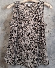Nine West Women’s Dress Casual Top Black White Size XS