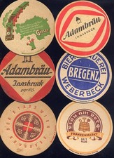 12 alte Bierdeckel Österreich 11