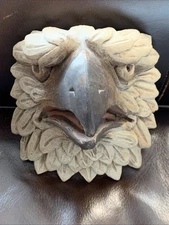 RARE Zani Jacobsen Bald Eagle Head Bust Plaster Relief Chicago Artist