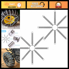 2 Pack Stainless Steel Tire Chain Tensioners For Snow Chains - Heavy Duty Tighte 2 Pack Stainless Steel Tire Chain Tensioners For Snow Chains - Heavy Duty Tighte