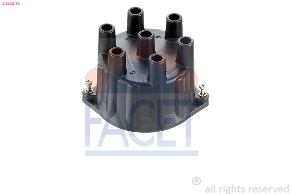Tête d'allumeur FACET 2.8322/16, distributeur d'allumage Mitsubishi Pajero