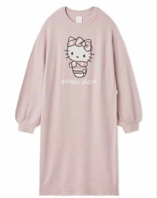 Sanrio Hello Kitty Gelato Pique Pink Smooth One Piece Dress New