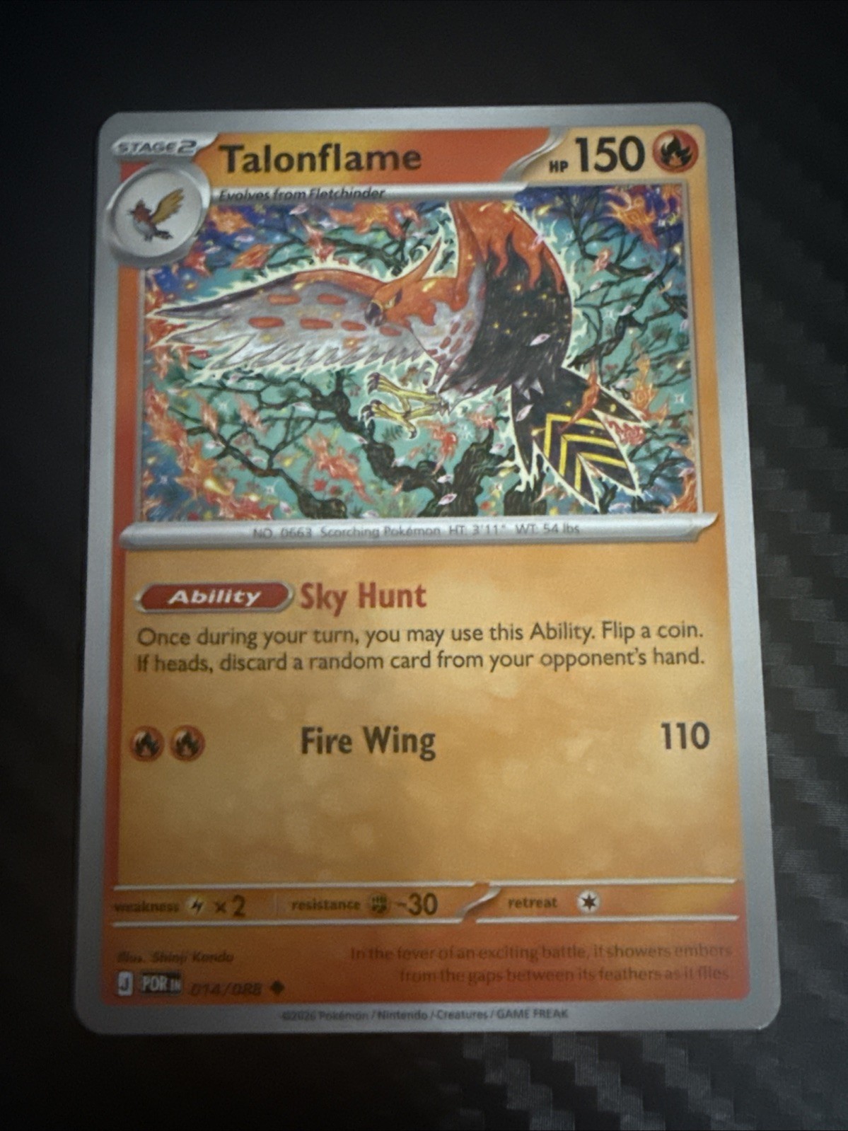 Talonflame 014/088 Me03: Perfect Order Regular