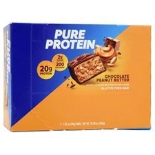 Worldwide Sports Pure Protein Bar Chocolate Peanut Butter 6 bars