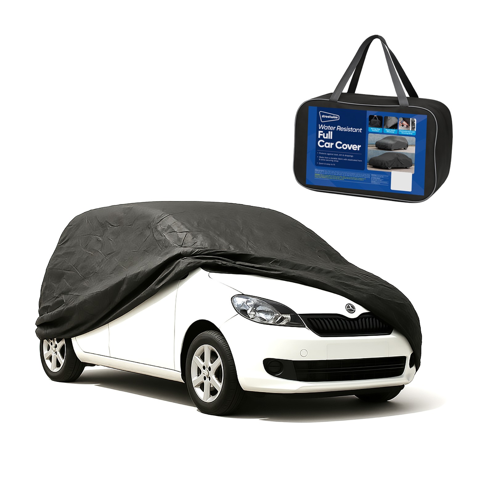 Small Car Cover Water-Resistant Breathable Indoor/Outdoor Frost Rain Protection